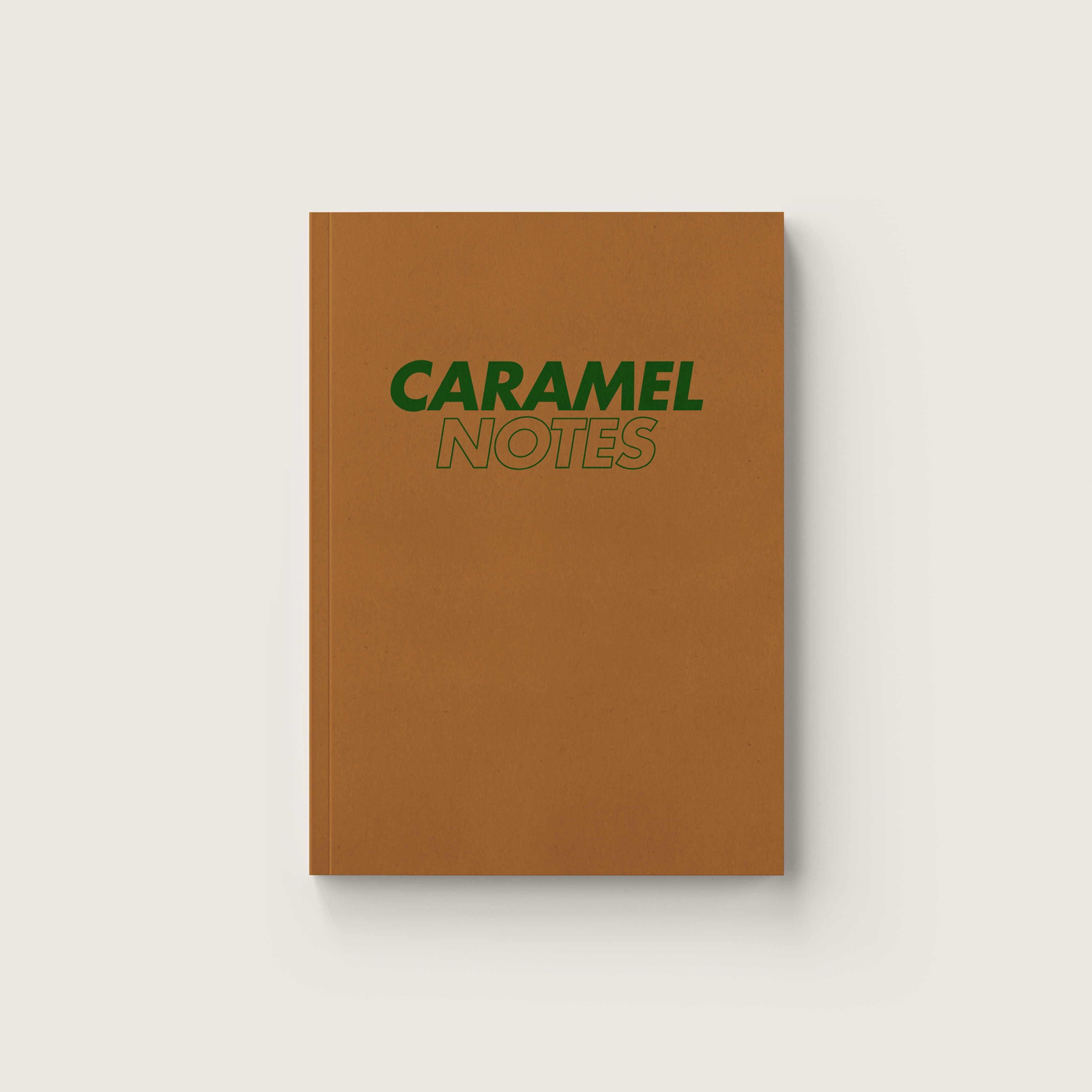 Liniertes A5 Notizbuch Caramel Notes karamell – Pelican Prints
