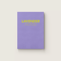 Liniertes A5 Notizbuch Lavender Notes lavendel – Pelican Prints