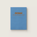 Liniertes A5 Notizbuch Ocean Thoughts blau – Pelican Prints