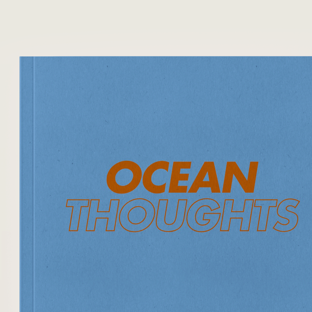 Notizbuch Ocean Thoughts Detailansicht Cover – Pelican Prints
