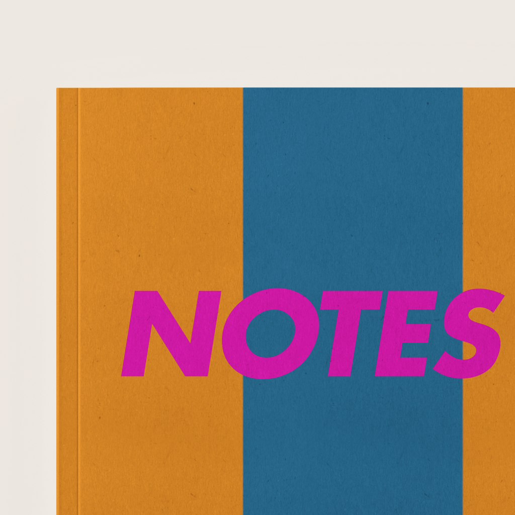 Notizbuch Notes Detailansicht Fadenbindung – Pelican Prints